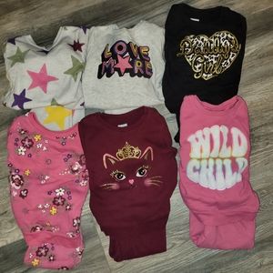 Set of 6 matching fall winter 2t girl set